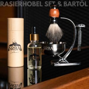 Set Rasierzubehör + Bartöl